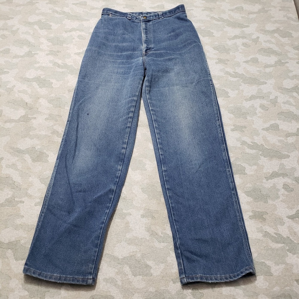 Vintage Levi's 731 Jeans Womens 27 Blue Straight Leg Denim Medium Wash